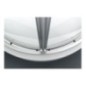 GULLIVER Box doccia Circolare scorrevole finitura bianco 80 cm trasparente (misura 78/80-78/80 h.185 raggio 55)