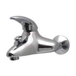 LISCAMM rubinetto monocomando vasca esterno con kit finitura cromo