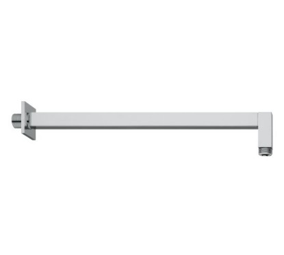 CORNER braccio soffione quadro a parete in ottone con spigolo 90 gradi