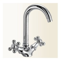 NOA monoforo per lavabo finitura cromo
