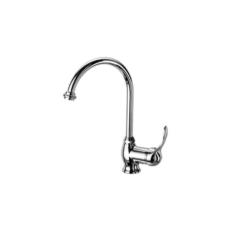 LINEA CUCINA miscelatore lavello con canna alta finitura vecchio bronzo