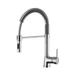 HI-TECH miscelatore lavello con mollettone sottopensile finitura cromo