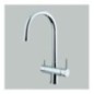 IDEALAQUA miscelatore cucina a 3 vie separate finitura cromo