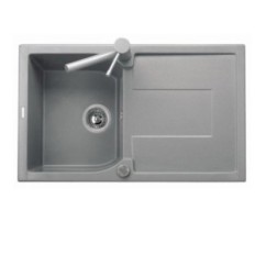 CORAX 79.10 Lavello cucina ad una vasca più scolapiatti finitura micro ultragranit 56 jasmine