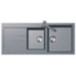 ELEGANCE 116.20 Lavello cucina a due vasche più scolapiatti finitura micro ultragranit 56 jasmine