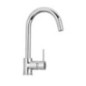 PETRAMIX miscelatore monocomando con canna a ponte finitura microultragranit 56 jasmine
