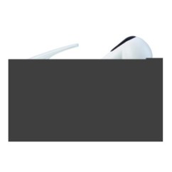PLUSMIXEXT miscelatore monocomando con doccia estraibile finitura microultragranit 90 bianco opale