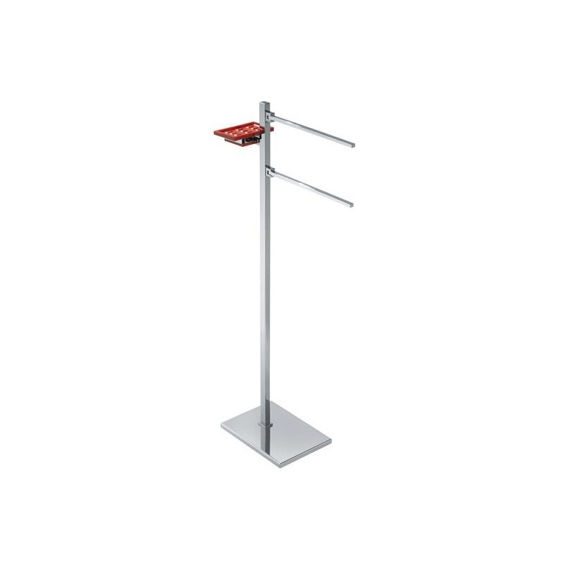 CUBE Piantana con elementi mobili - 2 portasalviette -