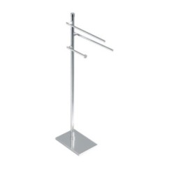 DECO' Piantana con elementi mobili - 2 porta salviette e porta rotolo -