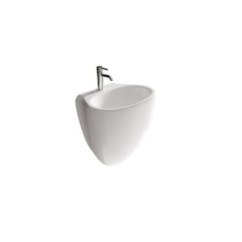 ERGO lavabo cm 55x45xh60, senza foro troppopieno