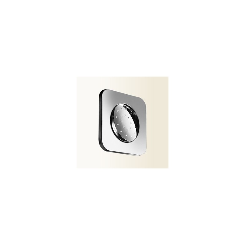 WELLNESS Soffioncino quadrato ad incasso cromo