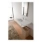 ML 90x47 DX lavabo da incasso o sospeso