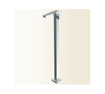 NEW SPACE Miscelatore monocomando per lavabo da terra finitura cromo
