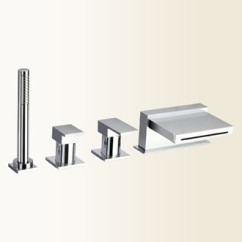 NEW SPACE Miscelatore bordo vasca 4 fori