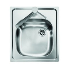 VINTAGE lavello in acciaio inox ad una vasca finitura satinato