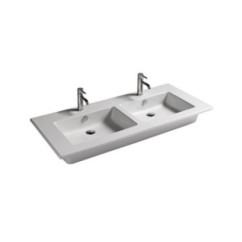 EDEN lavabo 121x46 doppio bacino