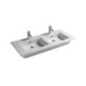 EDEN lavabo 121x46 doppio bacino