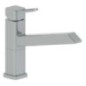 BLOW 2 miscelatore lavello in acciaio inox canna girevole finitura satinato