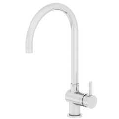 PE miscelatore lavello in acciaio inox canna girevole finitura satinato