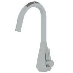 GEM miscelatore lavello in acciaio inox canna girevole finitura satinato
