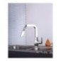 BROOKLYN 88 miscelatore lavello estraibile in acciaio inox finitura satinato