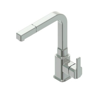 BROOKLYN 88 miscelatore lavello estraibile in acciaio inox finitura satinato
