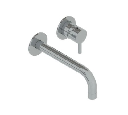 MINIMAL miscelatore lavabo incasso in acciaio inox finitura satinato