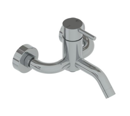 MINIMAL miscelatore vasca esterno in acciaio inox finitura satinato