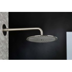 Soffione rotondo diam. 300mm in acciaio inox finitura satinato