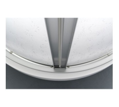 CORIAM Box doccia Circolare scorrevole finitura argento satinato 80 cm trasparente (misura 78/80-78/80 h.185 raggio 55)