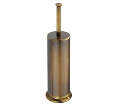 ARMONIA Portascopino d'appoggio base in ottone finitura bronzo