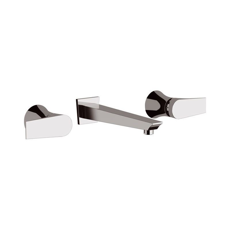 DIVA batteria lavabo da incasso finitura cromo