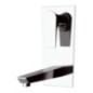DIVA monocomando lavabo da incasso finitura cromo
