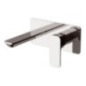 TIARA monocomando lavabo da incasso con piastra finitura cromo