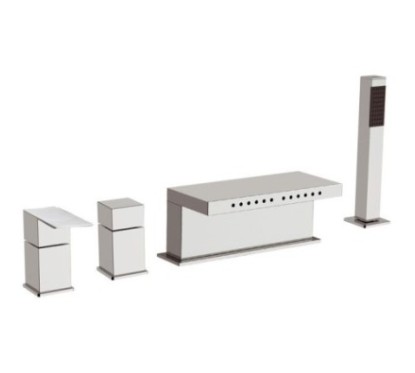 SKYLINE miscelatore monocomando bordo vasca finitura cromo