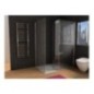 PANORAMA 2 Pareti doccia fissa per Box Doccia cm70x200h-cm70/30x200h finitura argento satinato (68/70-68/70+30 h.200)