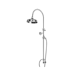 WELLNESS GL-LI360/366CR Colonna doccia con kit  per mix odccia incasso retrò finitura cromo