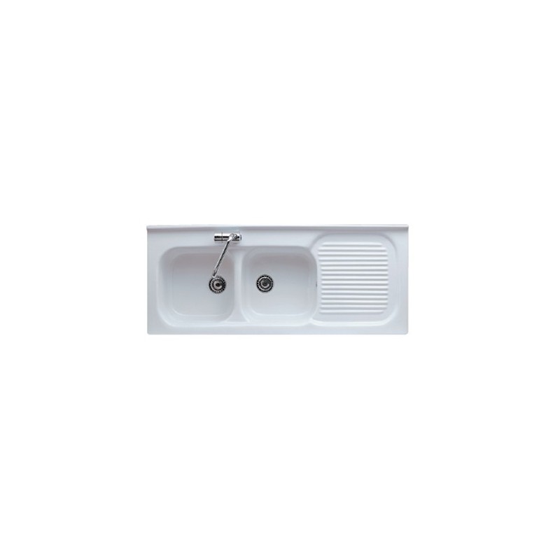 FLORANCE lavello da mobile scolapiatti dx