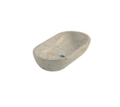 M2 lavabo ciotola cm 70 da appoggio travertino