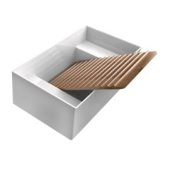MEG11 lavabo-lavatoio 60x38 finitura bianco