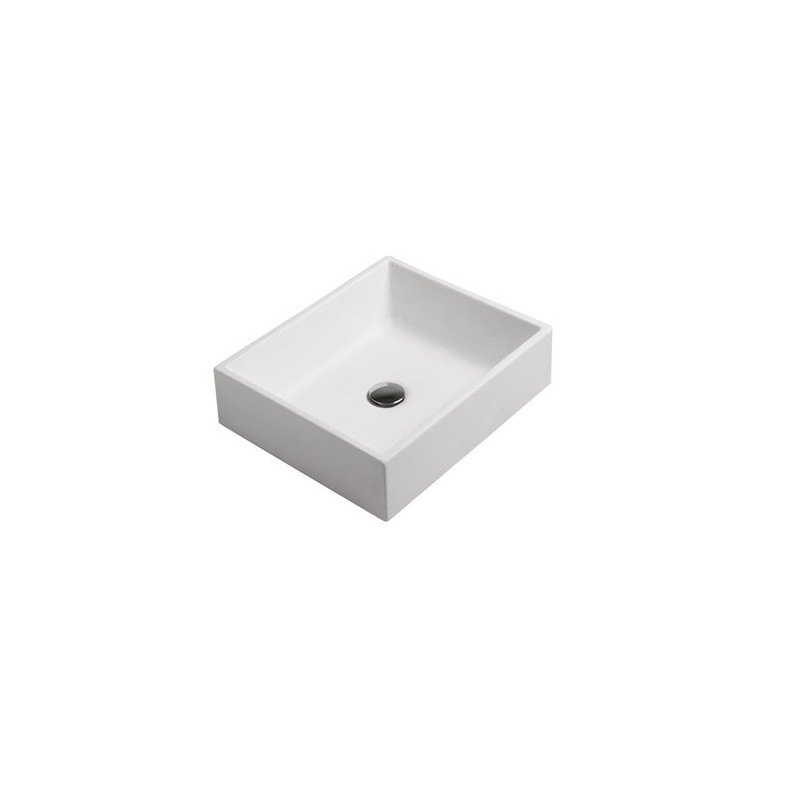 PLUS DESIGN lavabo 45x40 finitura bianco