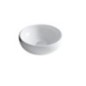 ERGO lavabo da appoggio diam.  cm 42x h15,5 senza foro troppopieno finitura sabbia