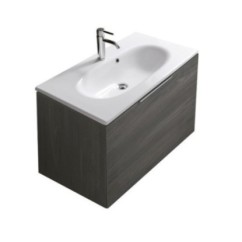 ERGO mobile bagno sospeso 7161 finitura rovere rustico