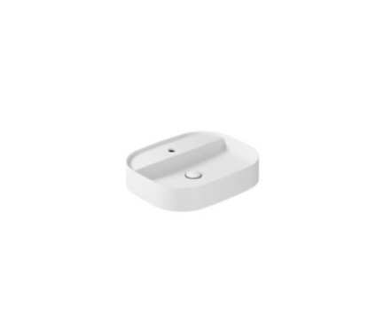 SMARTB Lavabo da appoggio 45x55 finitura bianco mat