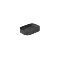 SMARTB Lavabo da appoggio 38x55 finitura nero mat