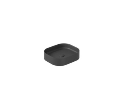 SMARTB Lavabo da appoggio 38x45 finitura nero mat