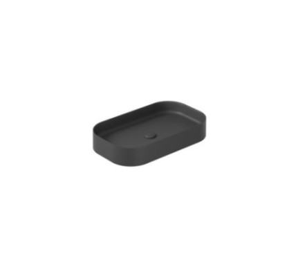 SMARTB Lavabo da appoggio 38x65 finitura nero mat