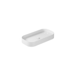 SMARTB Lavabo da appoggio 38x75 finitura bianco