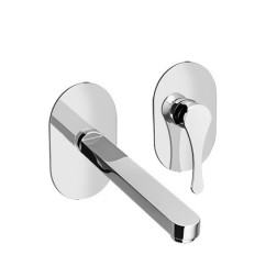 JODY Miscelatore per lavabo da incasso interasse fisso finitura cromo