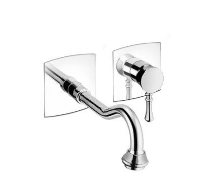 BETTY Miscelatore per lavabo ad incasso finitura oro